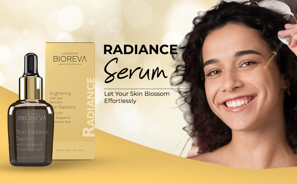 brightening & glowing skin | bioreva radiance face serum
