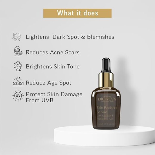 bioreva radiance face serum for brightening & glowing skin