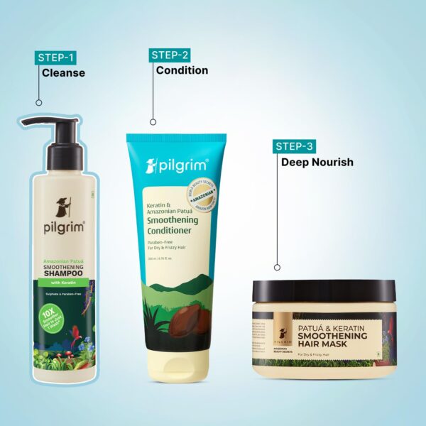 Pilgrim Patua & Keratin Hair Smoothening Shampoo - Image 5