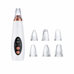 Professional Blackhead Remover Vacuum Suction Device - 6 Heads, 3 Suction Levels
