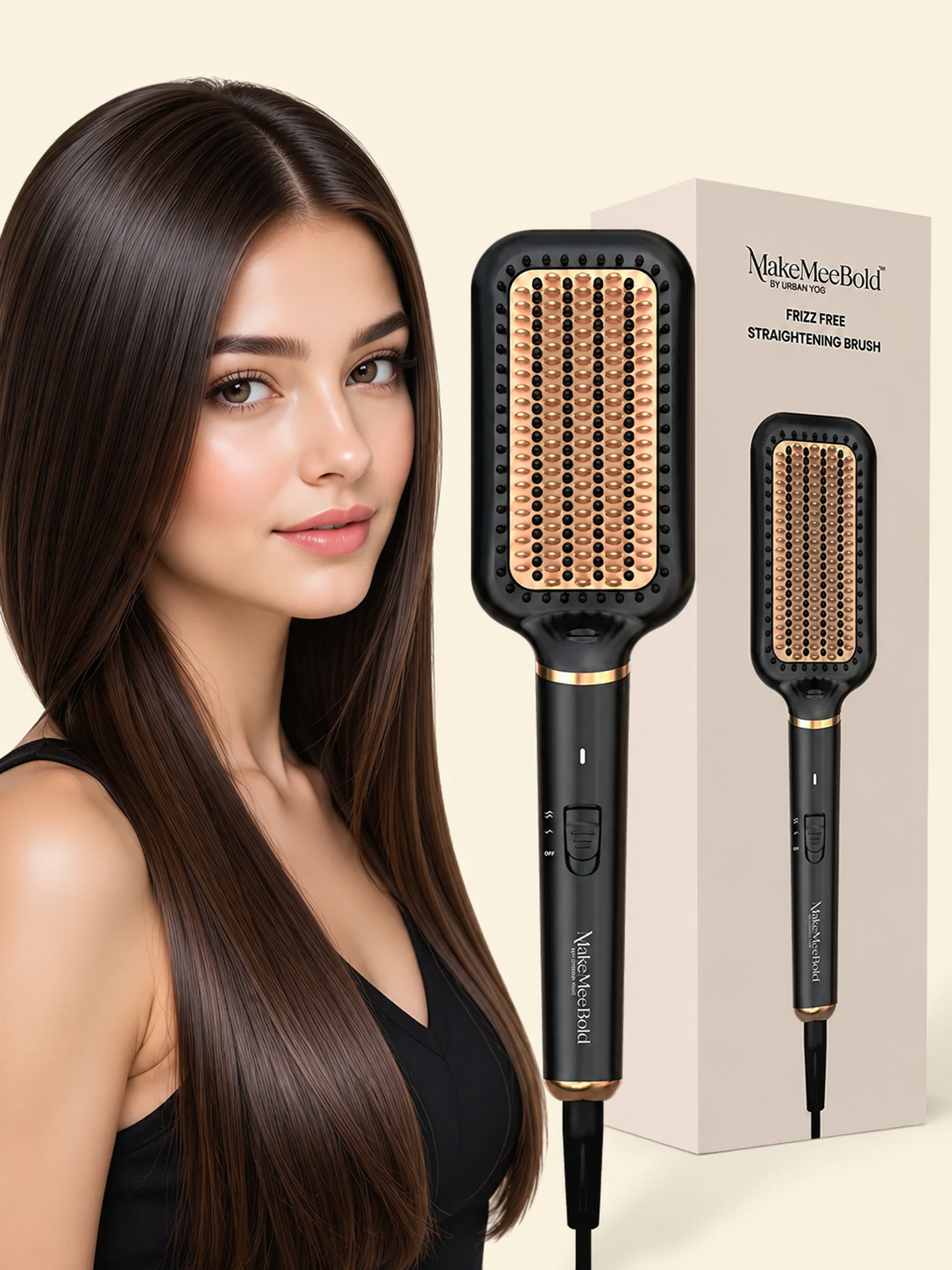 MakeMeeBold Frizz Free Straightening Brush
