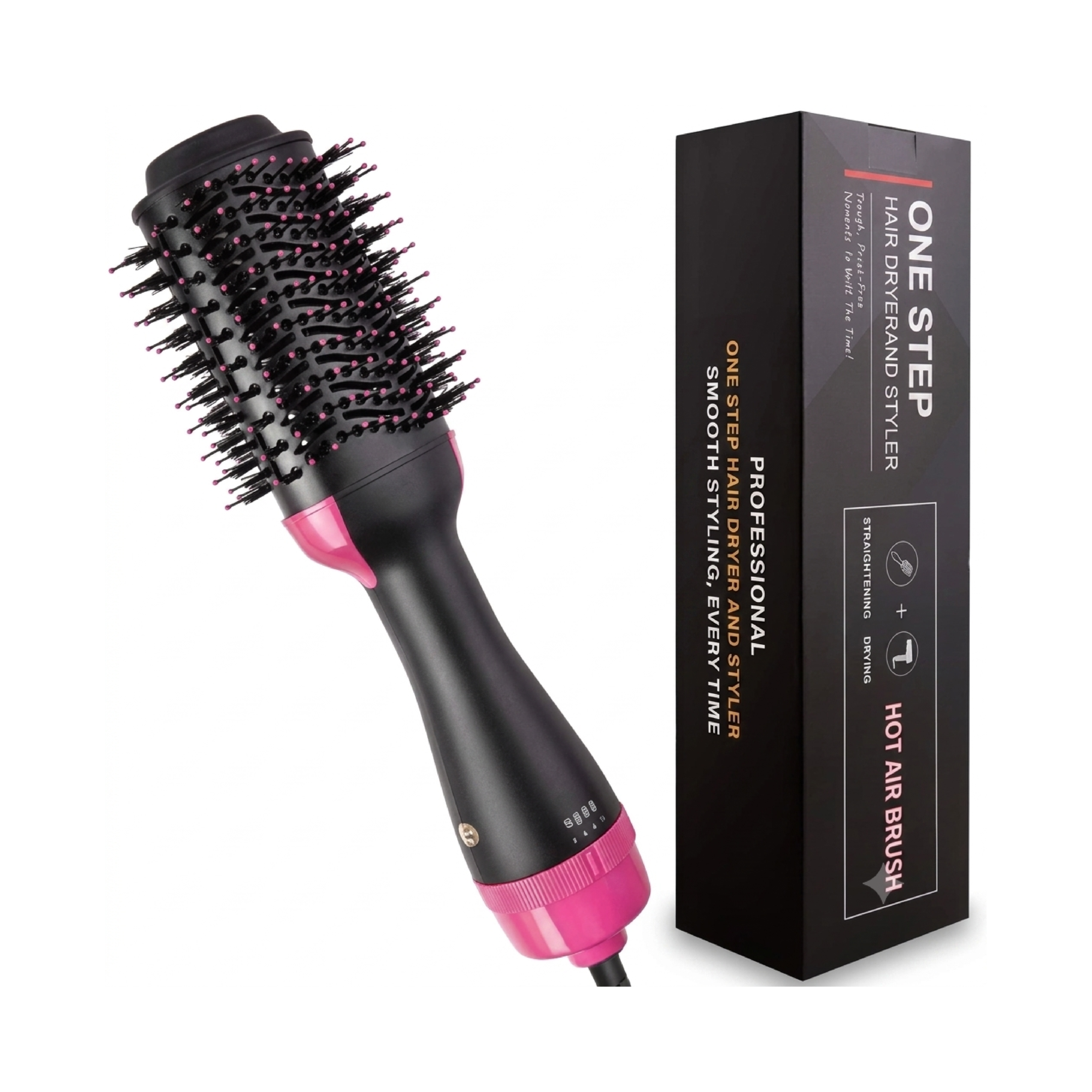 One Step 4-in-1 Hot Air Brush & Hair Dryer Styler