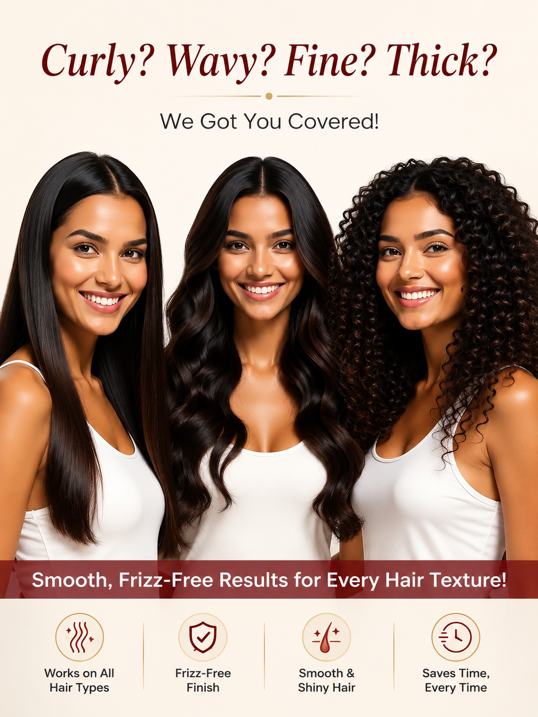 MakeMeeBold Frizz Free Straightening Brush - Image 3
